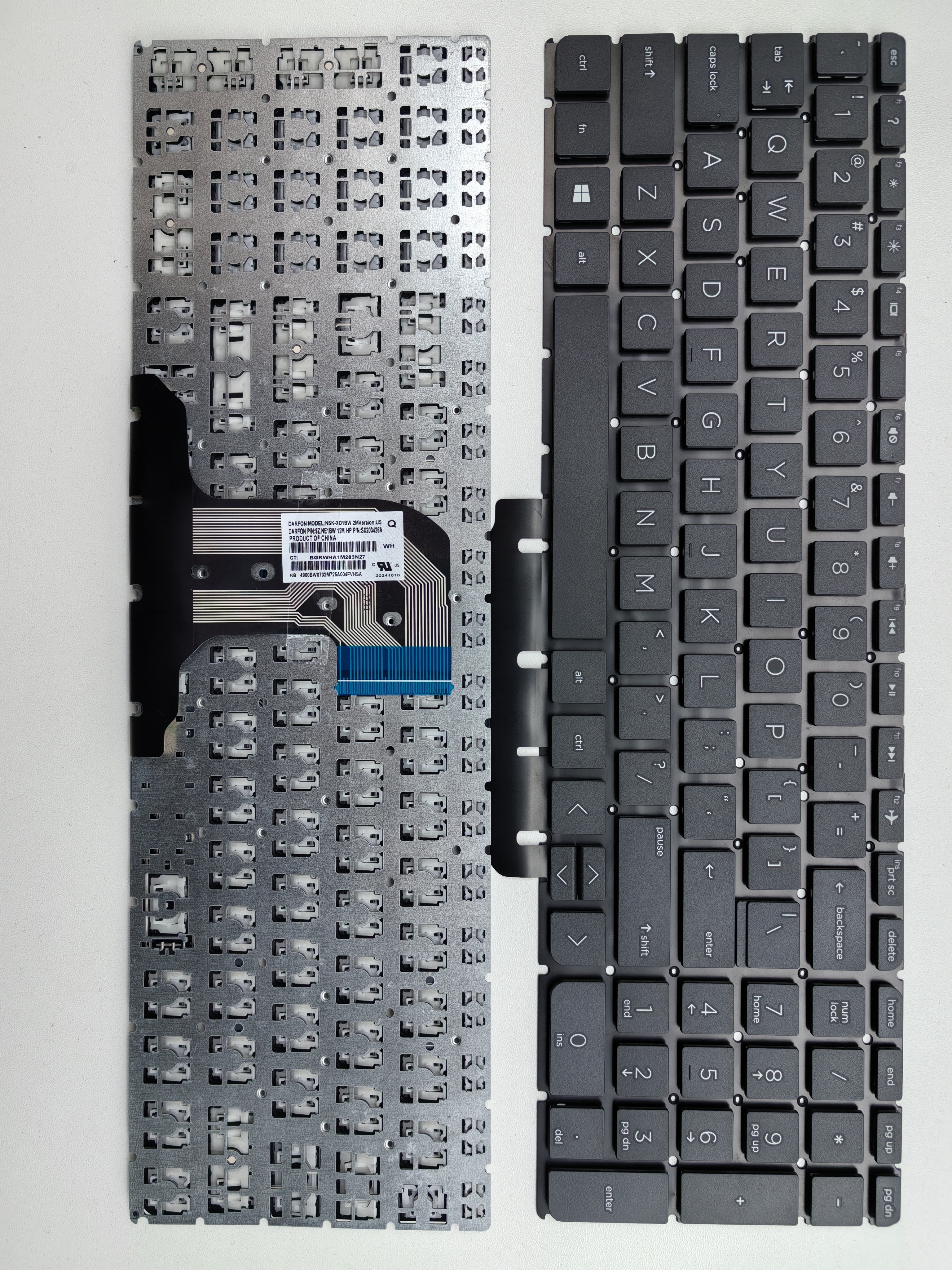 Picture of New Replacement Laptop Keyboard For HP 15-AC/250G4 BLACK (OEM) US Layout